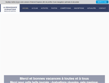 Tablet Screenshot of la-renaissance-gymnastique.com